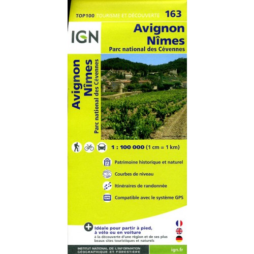 163 - Avignon/Nimes 1: 100,000