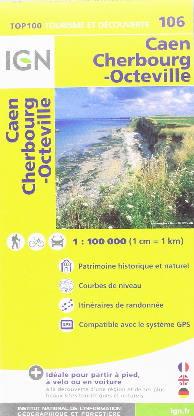 106 - Caen / Cherbourg-Octeville 1: 100,000