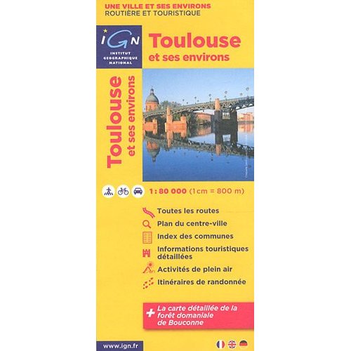 Toulouse Surrounds Map