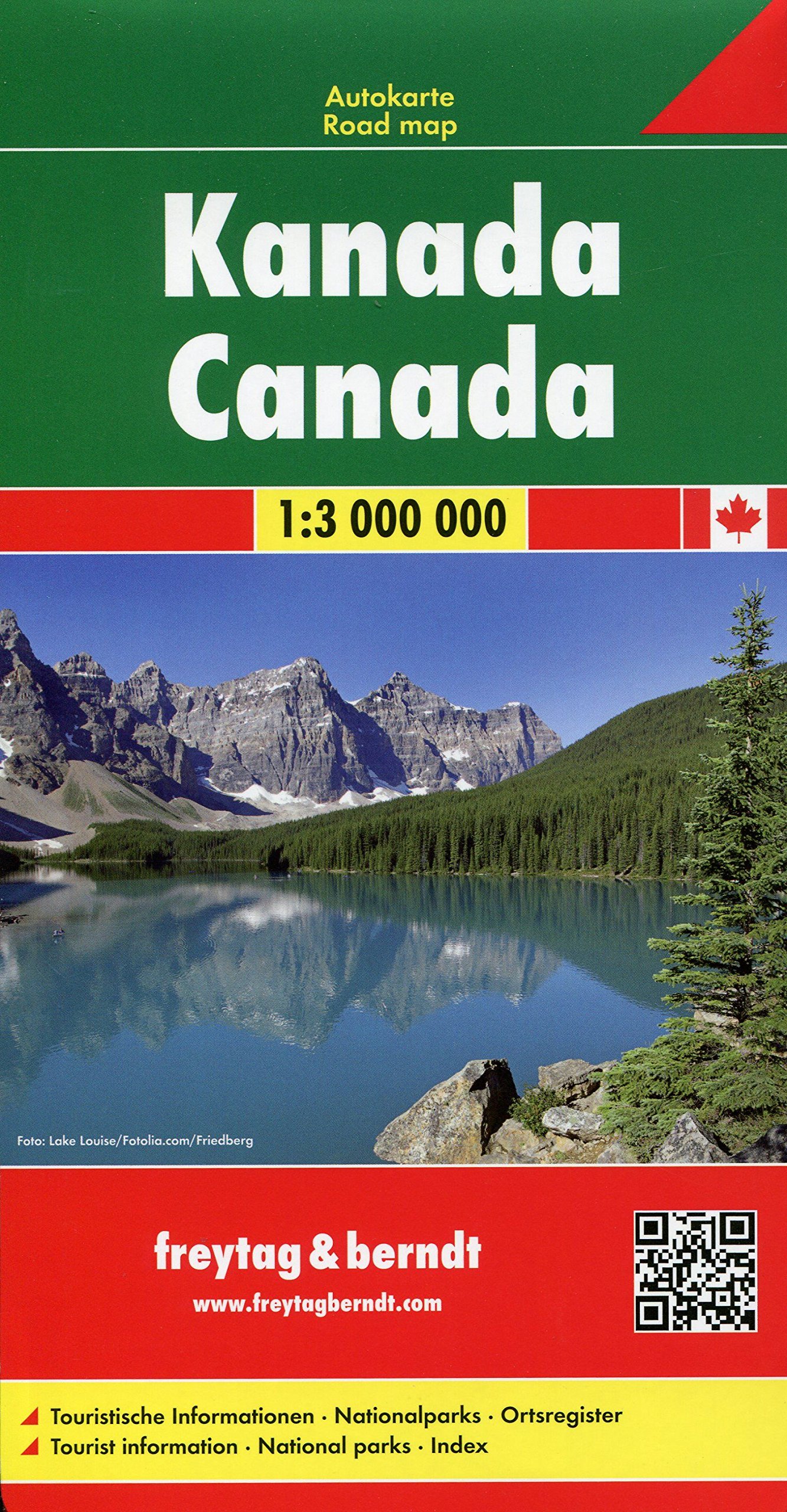 Canada Road Map 1: 3,000,000 Freytag&Berndt - 2020