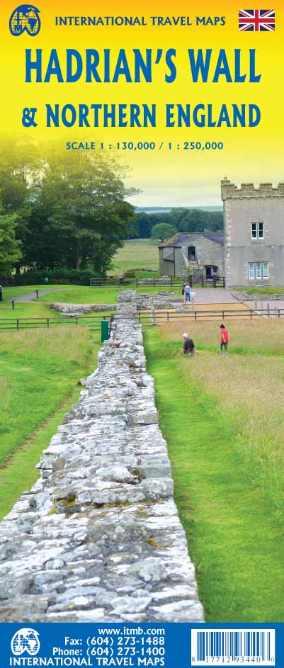 1. Hadrian’s Wall & Northern England Travel Reference Map - 2024