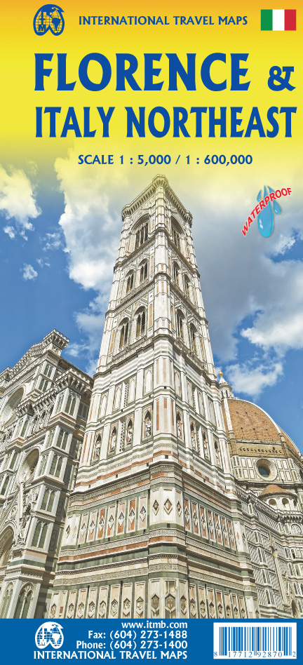 1. Florence/Italy Northeast Travel Reference 1:5K/600K 2022 edi