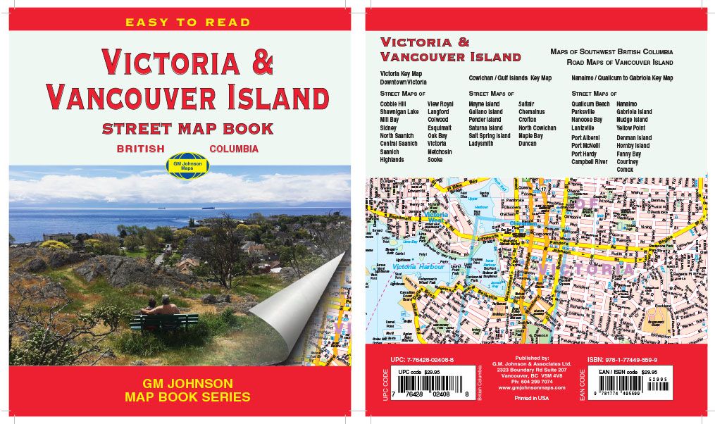 Victoria & Vancouver Street Map Book - GMJ - 2024 Edi