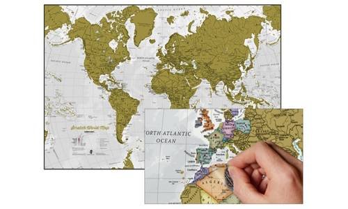 Scratch World Map - Maps International