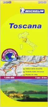 Italy- Toscana Michelin Map MH358