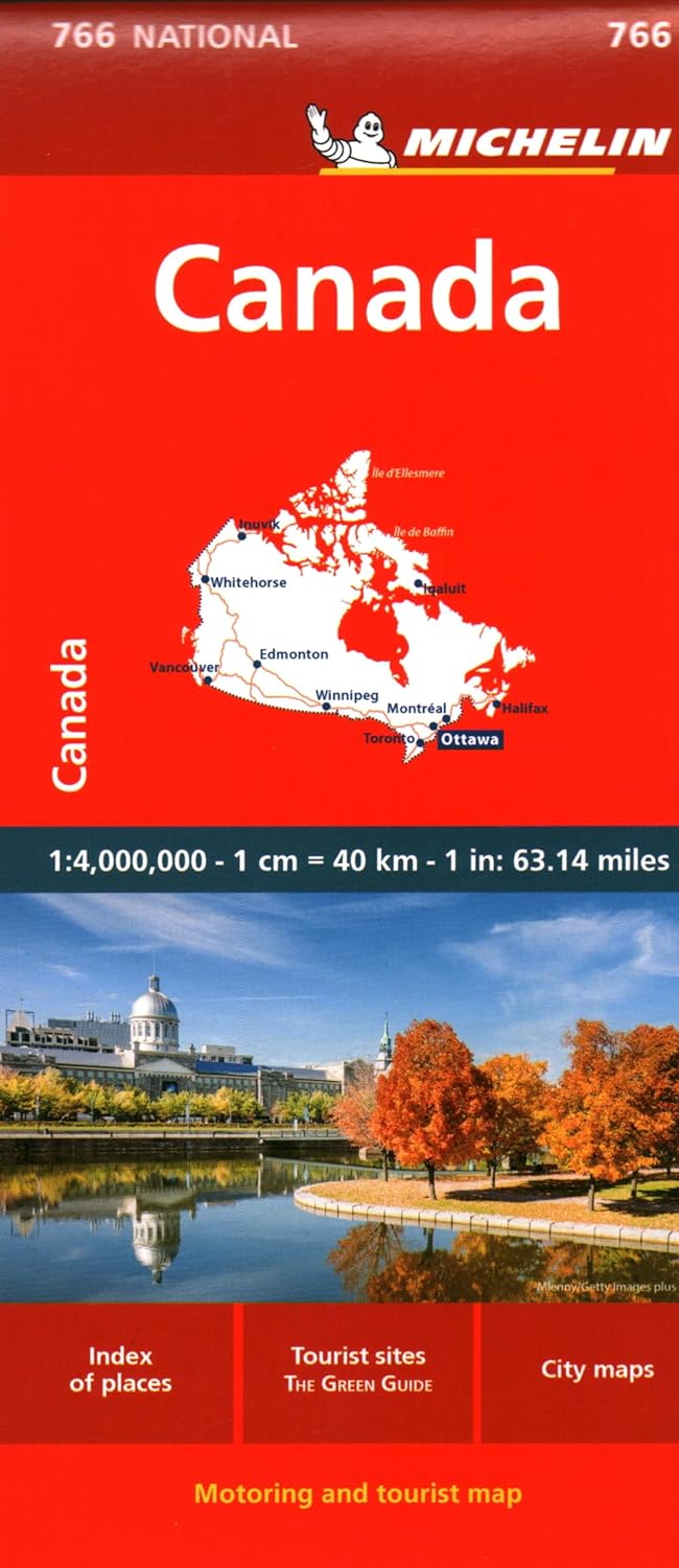 766 - Canada Road Map - Michelin - 2023