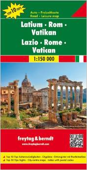 Lazio - Rome - Vatican 1 : 150 000 (Italy Regional Map) FB 2014