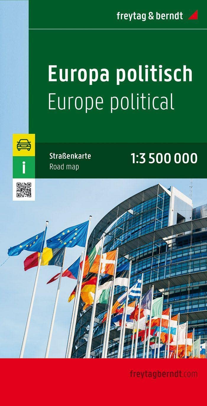 Europe Road Map 1:3 500 000-2018