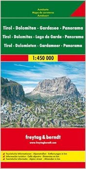 Tyrol/Dolomites/Lake Garda Panorama 1:450K FB