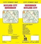 (image for) Henderson Boulder City Street Map GMJ