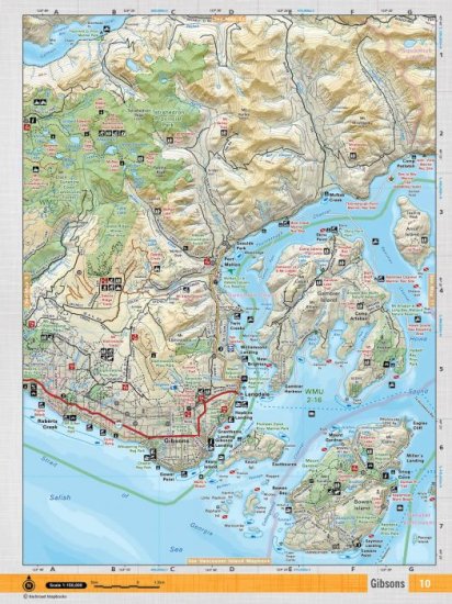(image for) VCBC10 Gibsons Topo 1:60,000