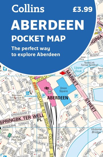 (image for) Aberdeen Pocket Map Collins - 2023