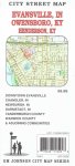 (image for) Evansville, Owensboro, Henderson (IN-KY) GMJ Street Map