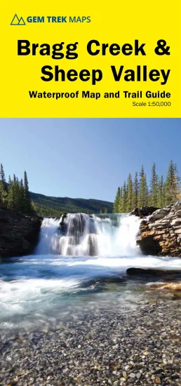 (image for) Bragg Creek & Sheep Valley Hiking Map - Gem Trek - 2022