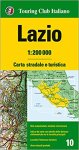 (image for) Lazio TCI Map 1:200,000