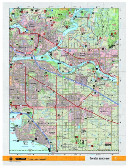 (image for) VCBC02 Greater Vancouver Topo Map