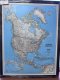 (image for) North America NG Wall Map 37"x47" Framed - 2021