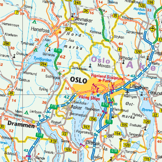 (image for) 1. Norway Flat Map