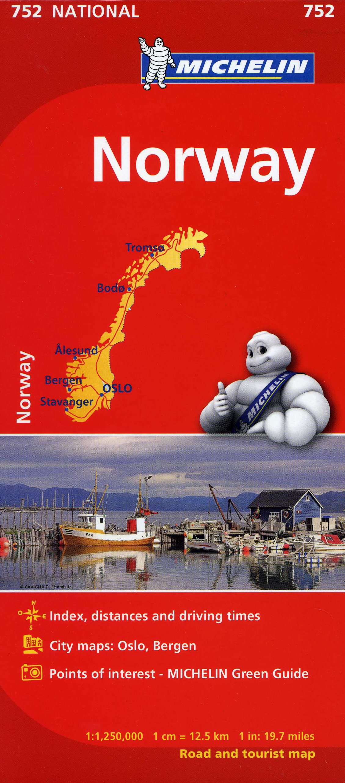 752 Norway Road Map Michelin