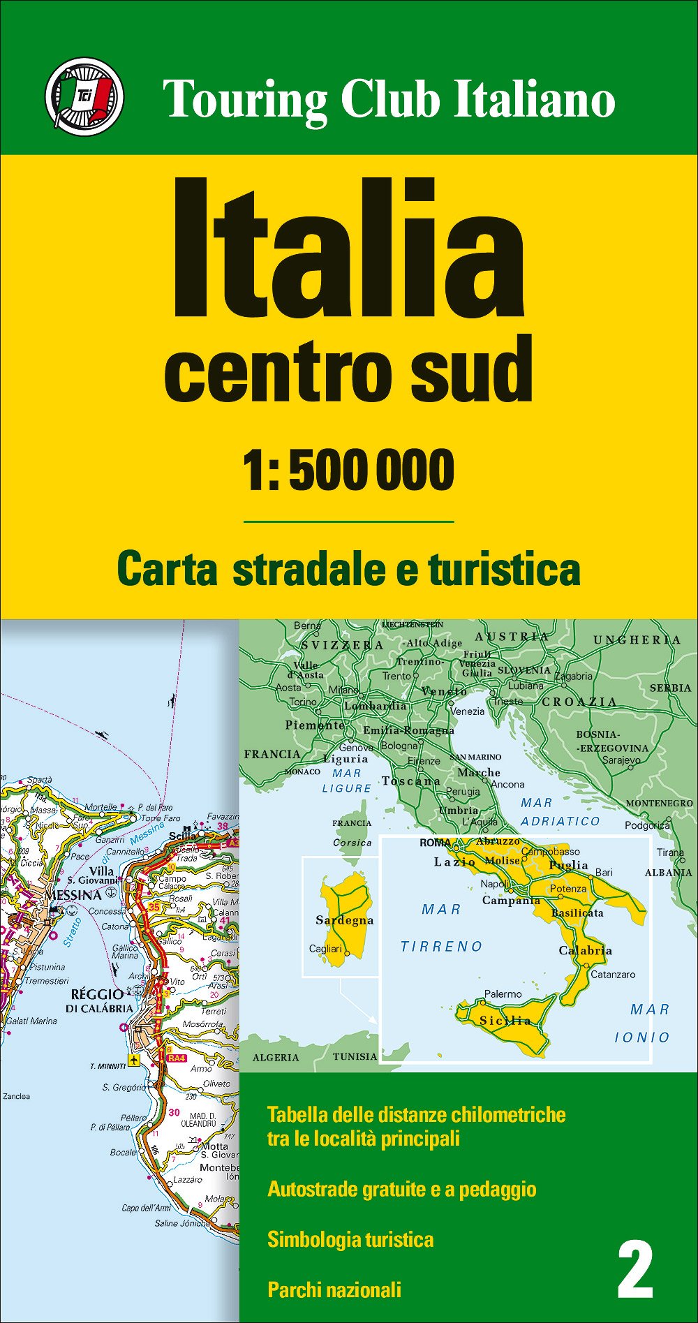 Southern and Central Italy 1:500,000