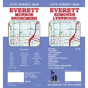 (image for) Everett, WA Map GMJ