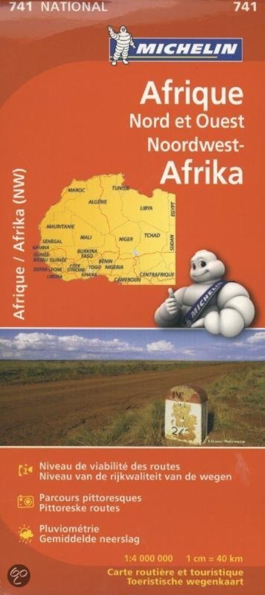 741-Africa North&West Michelin Map