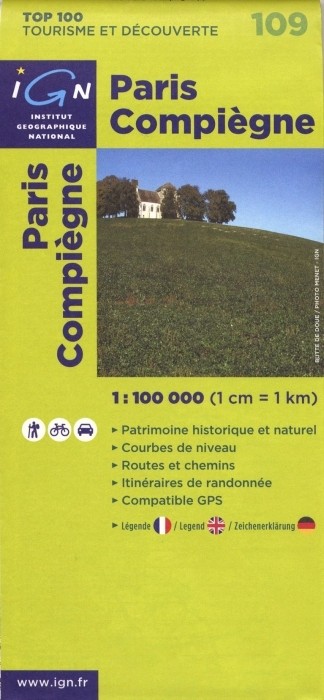 109- Paris Compiegne 1:100,000