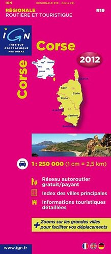 R19: France: Corse Region 1:250,000 Ign