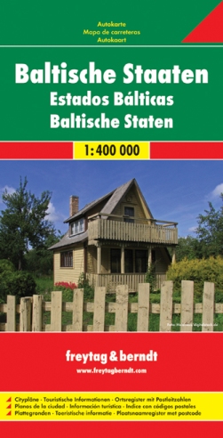 Baltic States 1:400,000 Freytag&Berndt 2020