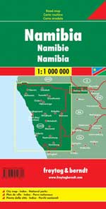 Namibia FB Road Map 1:1,200,000