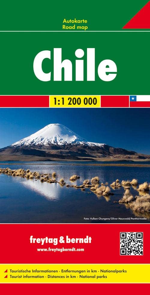 Chile Road Map 1:1,200,000 Freytag&Berndt - 2019