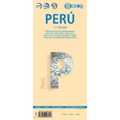 Peru Borch Road Map 1:1,750,000-2018