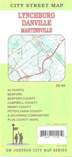 Lynchburg, VA GMJ city map