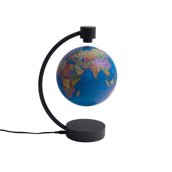 Globe 6" (15cm) Levitating Globe Political Dark Blue
