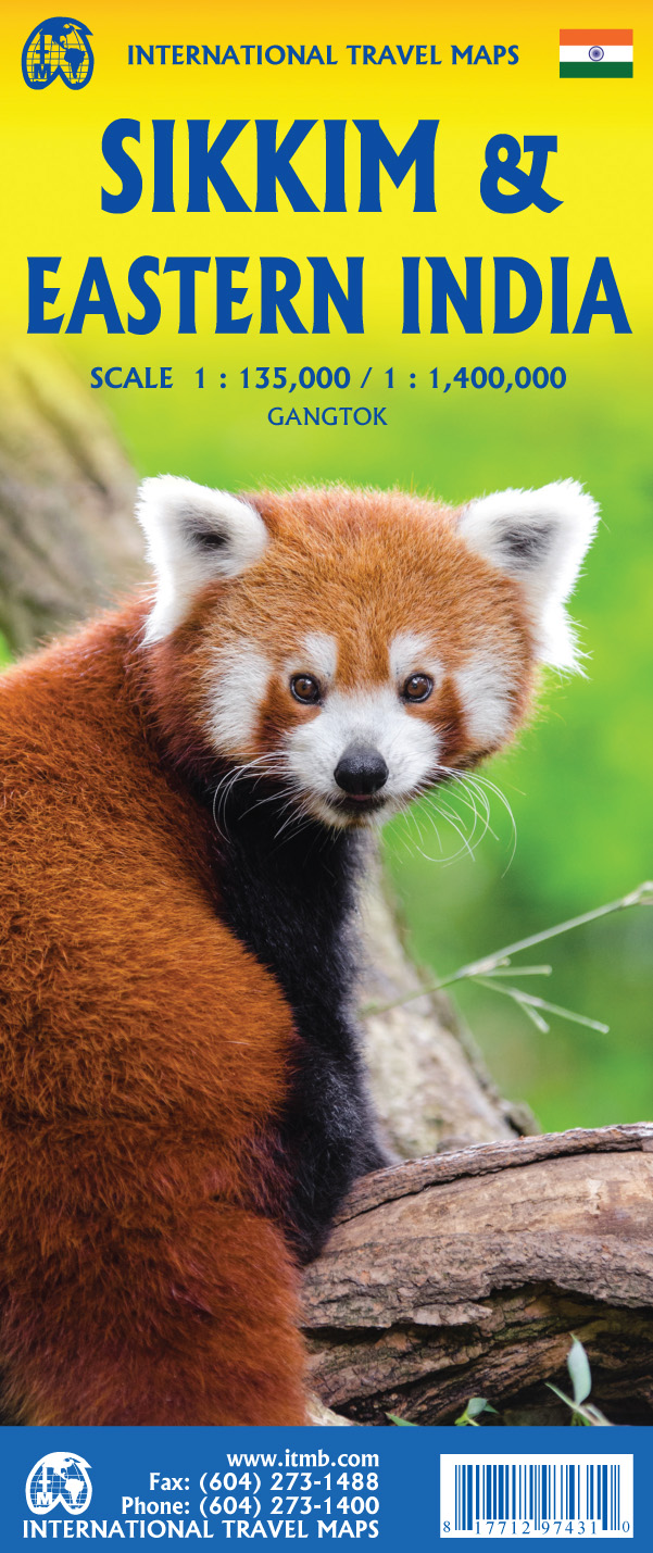 (image for) 1. Sikkim & India Northeast Map1:/135k/1.4m waterproof - 2026 ed