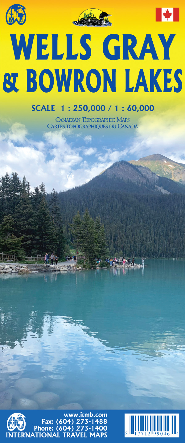 (image for) 0. Wells Gray & Bowron Lakes Travel Reference 1:250,000/1:60,000 - 2026 Edition