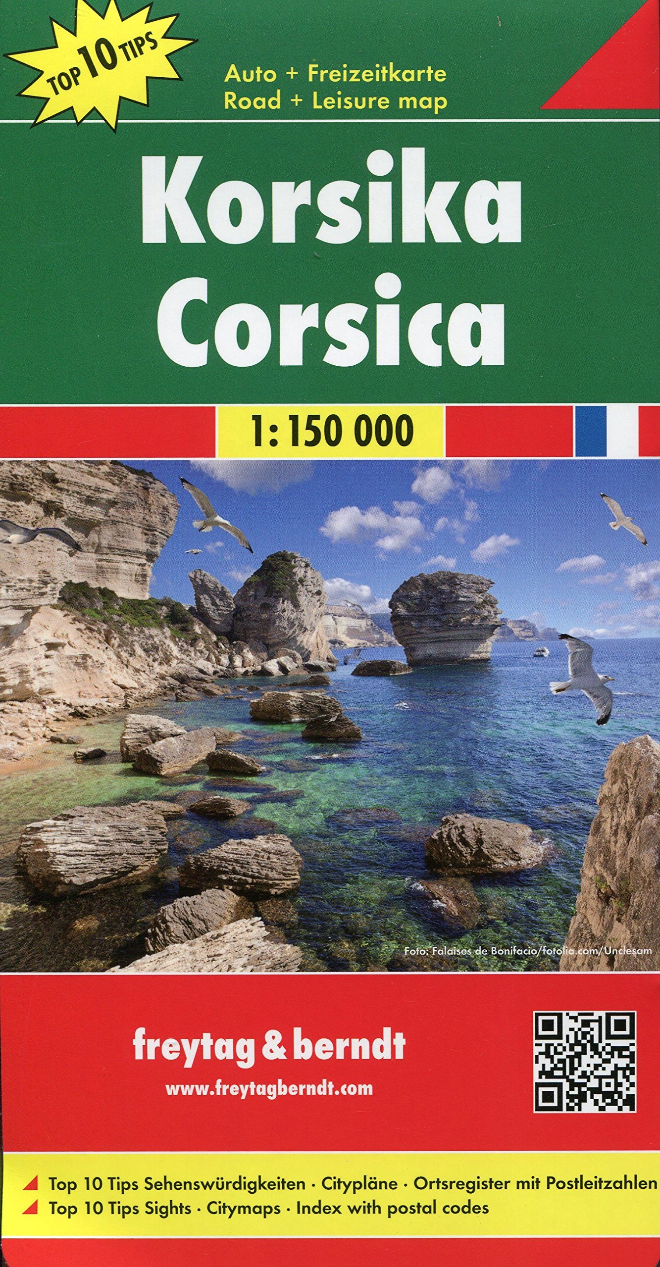 Corsica Leisure Map FB 1: 150,000- 2016