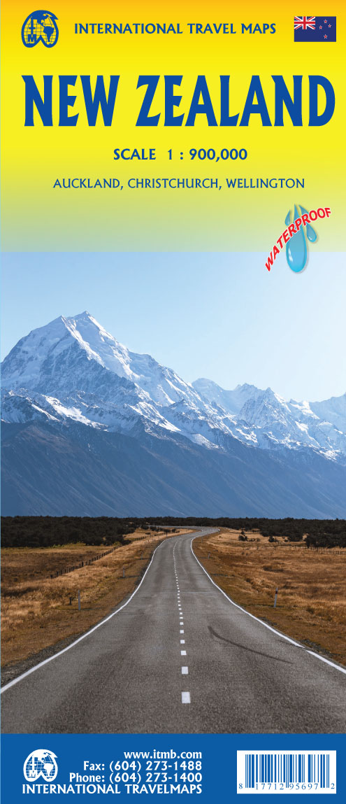 1. New Zealand Travel Reference Map 1:900K- 2019 ED