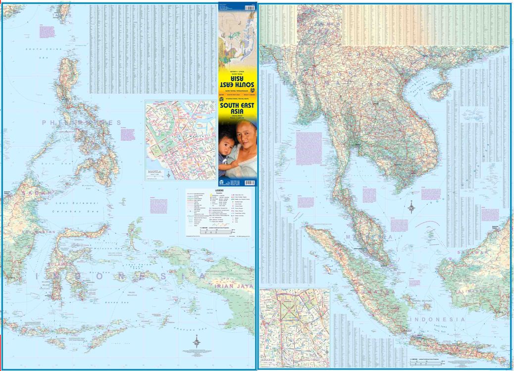 1. South East Asia Travel Reference map 1:4,000,000