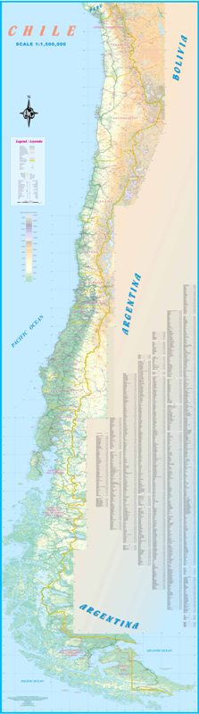 1. Chile Wall Map