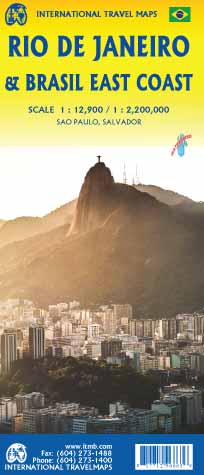 1. Rio De Janeiro & Brasil East Coast 1:12,900/1:2.2M- 2019 ED