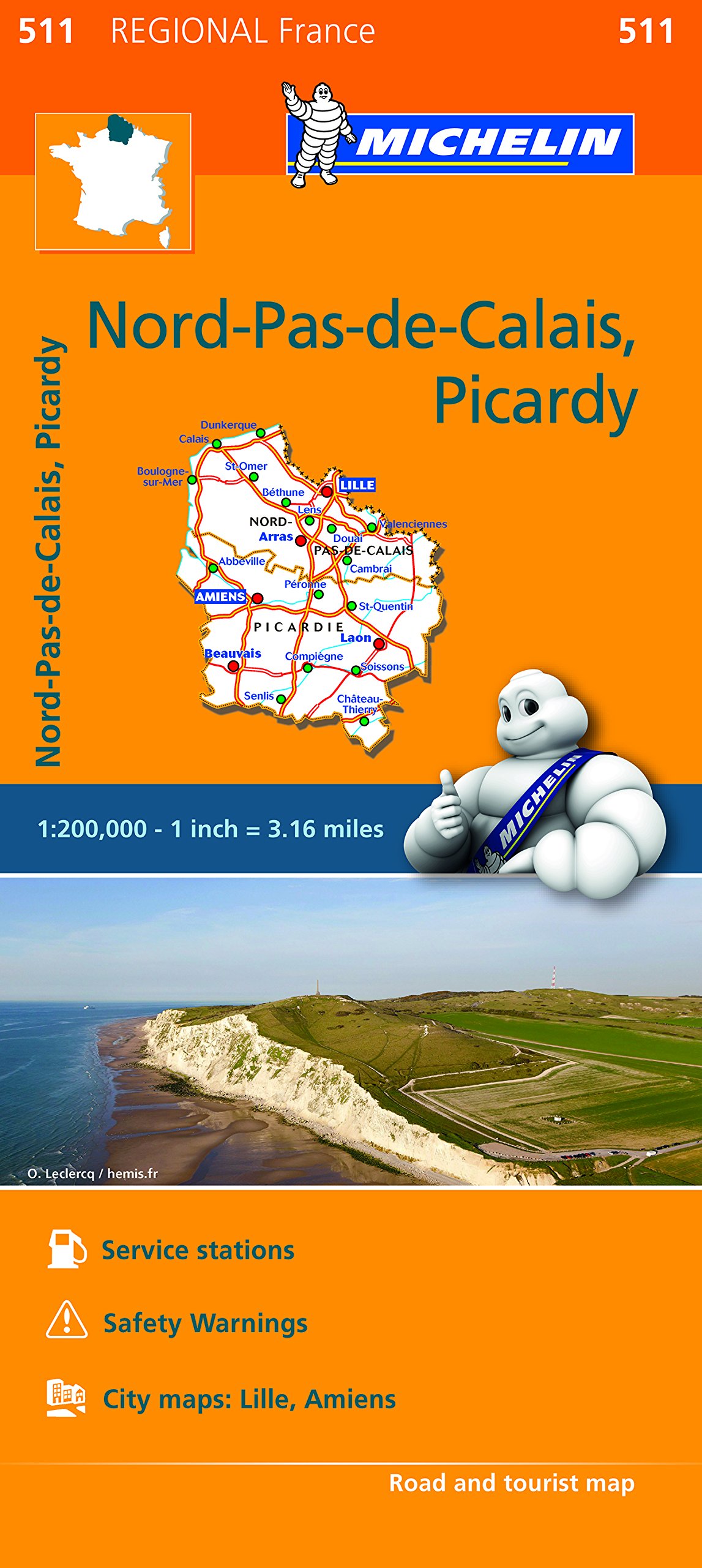 511 Nord-Pas-de-Calais/Picardy - Michelin - 2020