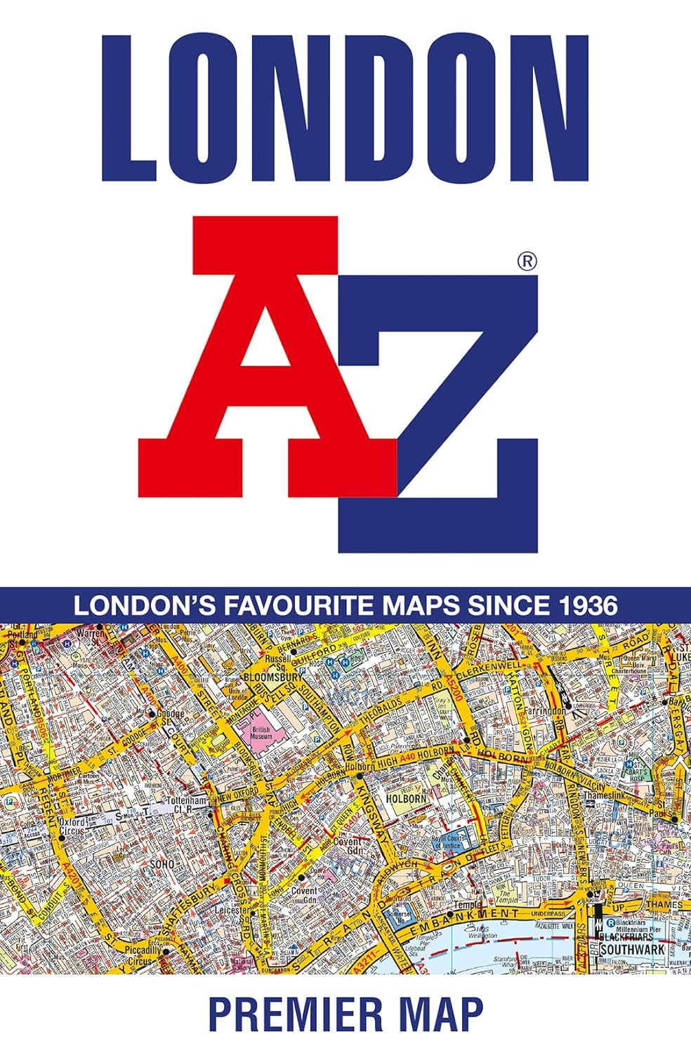 London Premier Map 13th Edi - A-Z - 2023