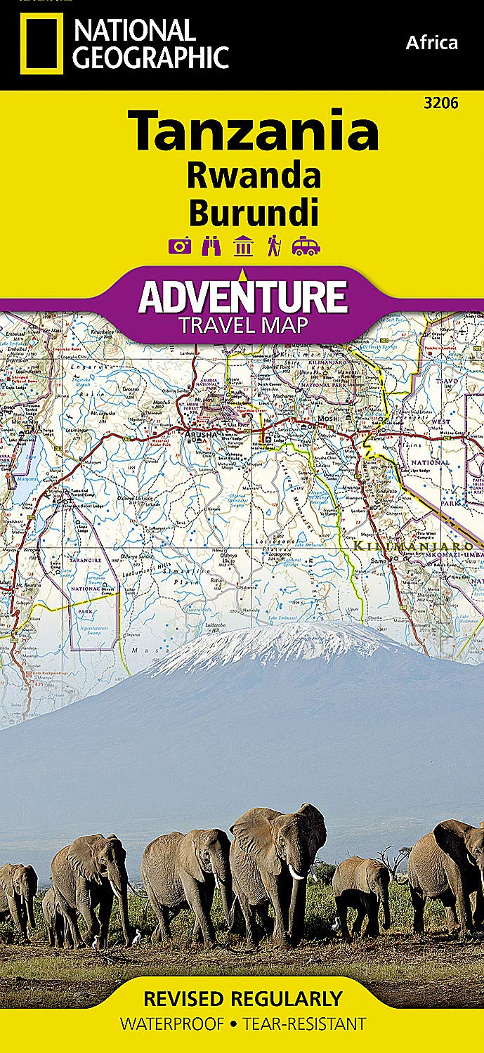 Tanzania, Rwanda, Burundi (Adventure Map) NG - 2019
