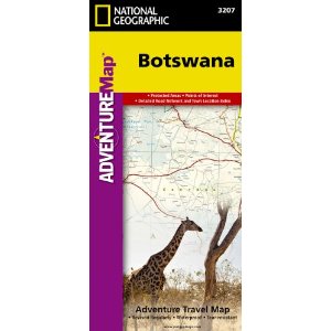 Botswana (Adventure Travel Map) 1:1,100,000 Natg