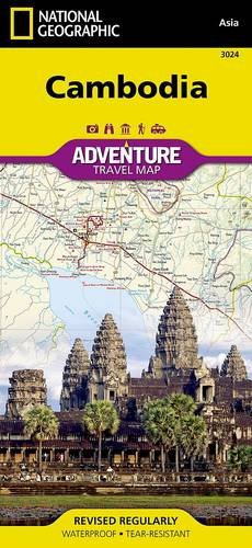 Cambodia Adventure Travel Map - NG