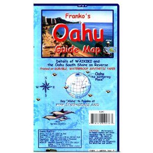 Oahu & Waikiki Guide Map - Franko 2016