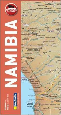 Namibia Adventure Road Map (Map Studio) 1:1,650K