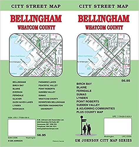 Bellingham / Whatcom County, (WA) Street Map 2021edi