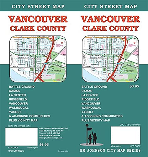 Vancouver / Clark County, Washington Street Map